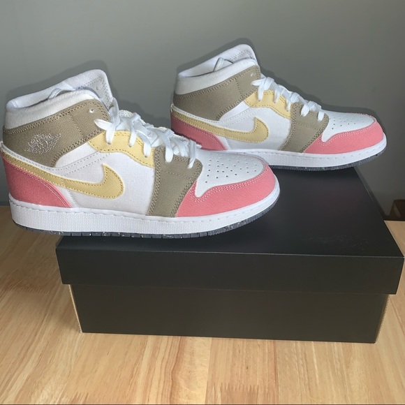 Jordan Shoes Air Jordan Mid Se Pastel Vivid Green Grind Gs Shoes